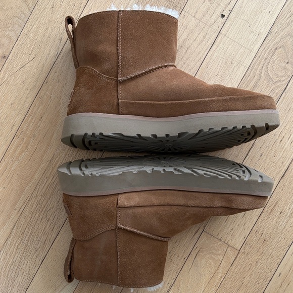 UGG Chestnut Suede Mini Boots - Picture 5 of 6